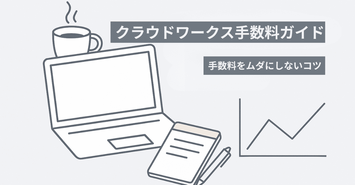 アイキャッチ画像_クラウドワークスの手数料を徹底解説｜仕組み・節約コツ・安心して使うポイントまで